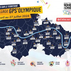 Carte du village itinérant GPS'Olympique