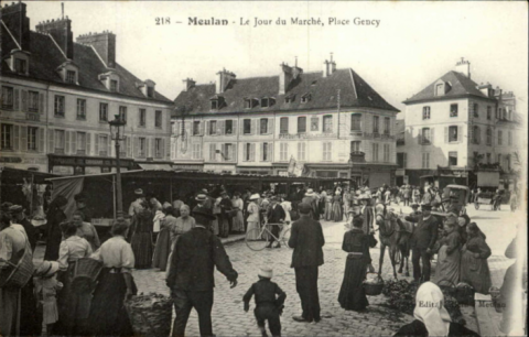 1900 - Les commerces meulanais à travers les cartes postale