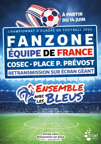 Affiche fan zone Euro 2024
