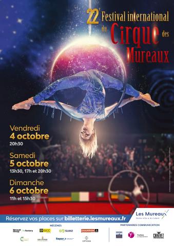 Affiche 22e Festival international du Cirque des Mureaux