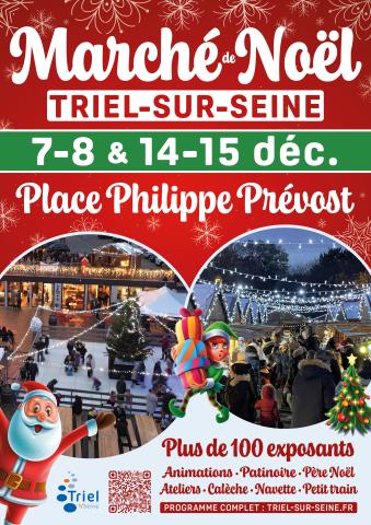 Affiche marché de Noël 2024