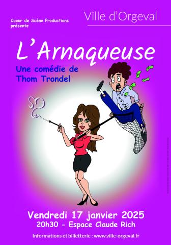 Affiche de la comédie L'Arnaqueuse