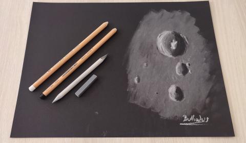 Dessine la Lune- Atelier des vacances - de 9 à 14 ans