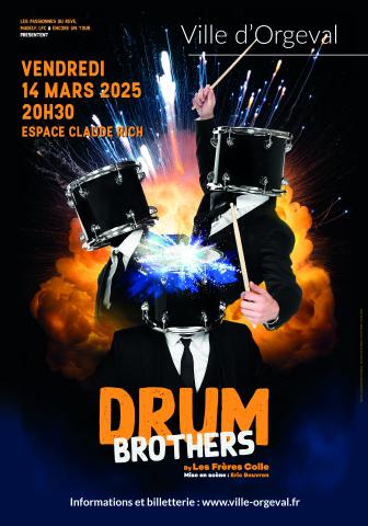 Affiche du spectacle Drum Brothers