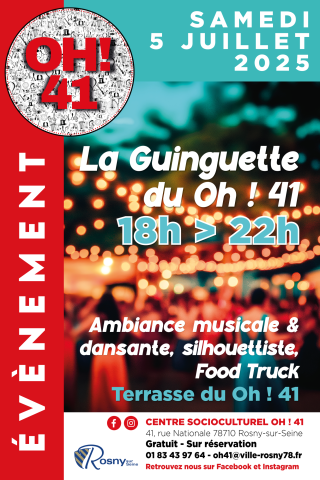 Guinguette Oh ! 41 2025
