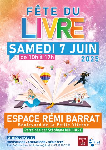 Affiche fête du livre 2025