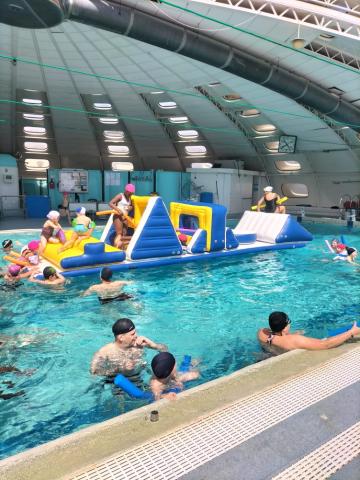 Fête des piscines : structures gonflables