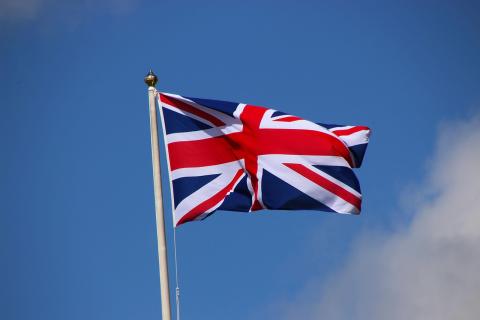 Photographie du drapeau anglais