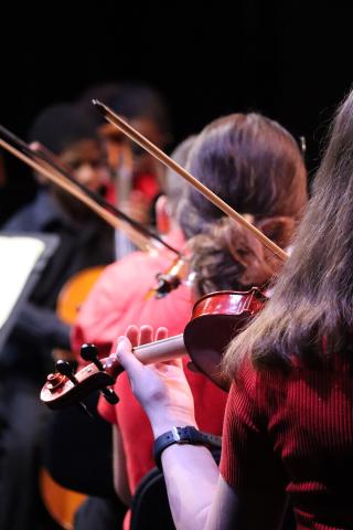 élèves musiciens