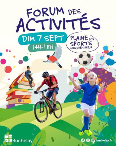 Affiche du forum des activités illustrative