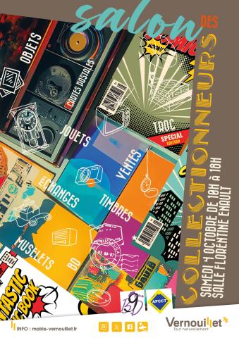 salon des collectionneurs - samedi 4 octobre de 10h à 18h salle florentine Enault