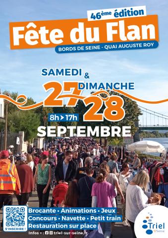 Affiche Fête du Flan 2025