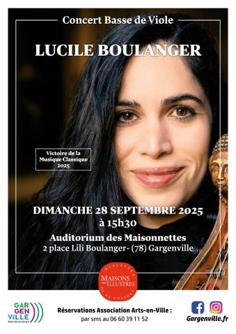 Affiche Lucile Boulanger 