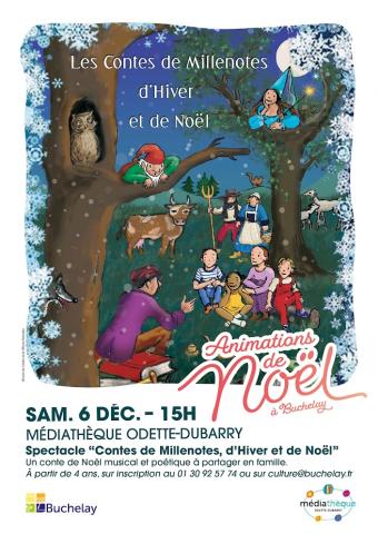 Illustration de l'affiche du spectacle de Noël