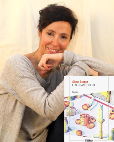 Photo de Sioux Berger avec son livre