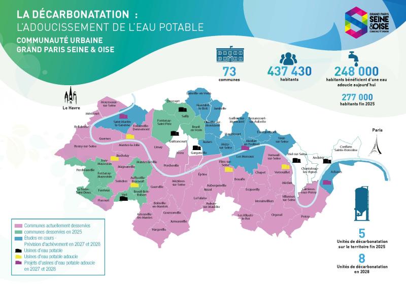 carte 2025 de la décarbonatation