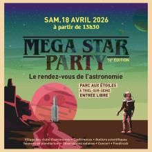 Méga Star Party - Conférence, Caroline Freissinet - La vie dans l'Univers - tout public à partir de 8 ans