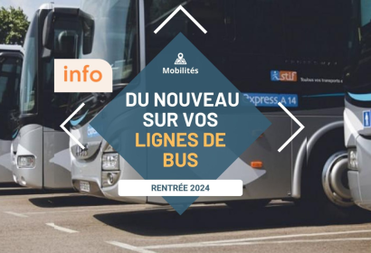 Des nouveaux services de bus à la rentrée de septembre 2024