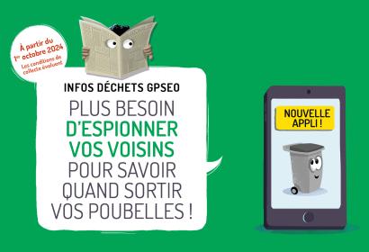 Application mobile InfosDéchets GPS&O 