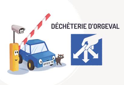 Réouverture de la déchèterie d'Orgeval