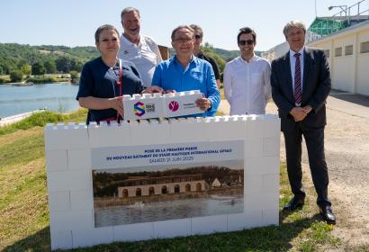  Pose de la première pierre du nouveau bâtiment du SNI GPS&O
