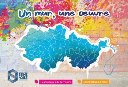 carte street-art un mur une œuvre