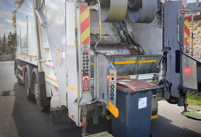 camion de collecte de déchets