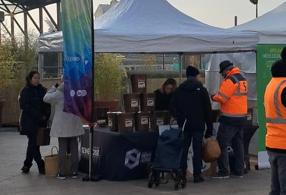 Distribution de bioseaux à Conflans-Sainte-Honorine